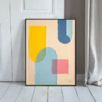 ABS art blue and yellow 011