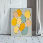 ABS art colorful oval shapes 032