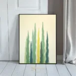 ABS art colorful tall candle like structures 037