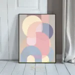 ABS art multicolored circles 073