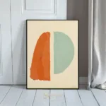 ABS art red and blue painting 102