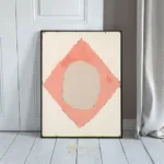 ABS art red circle 105