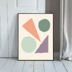 ABS art triangles circles squares 115