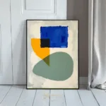 ABS art with primary colors 121