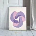 ABS art with swirly patterns 123