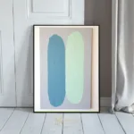 ABS blue green surfboards 295