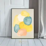 ABS colorful art with geometric shapes 321