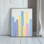 ABS colorful art with vertical bars 322