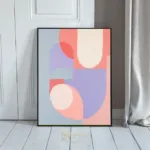 ABS colorful artwork in a square format 324