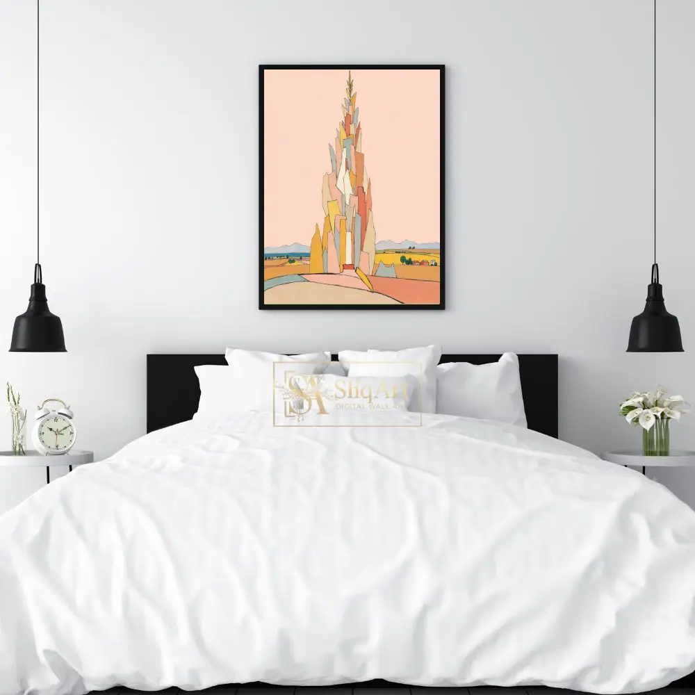 ABS-colorful-tower-painting-357-02 ABS colorful tower painting 357
