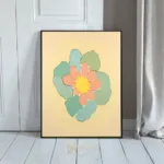 ABS flower multicolored art 370