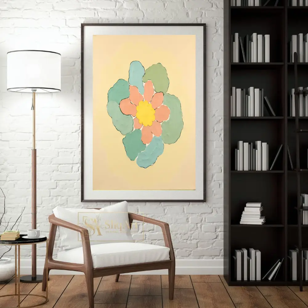 ABS-flower-multicolored-art-370-04 ABS flower multicolored art 370