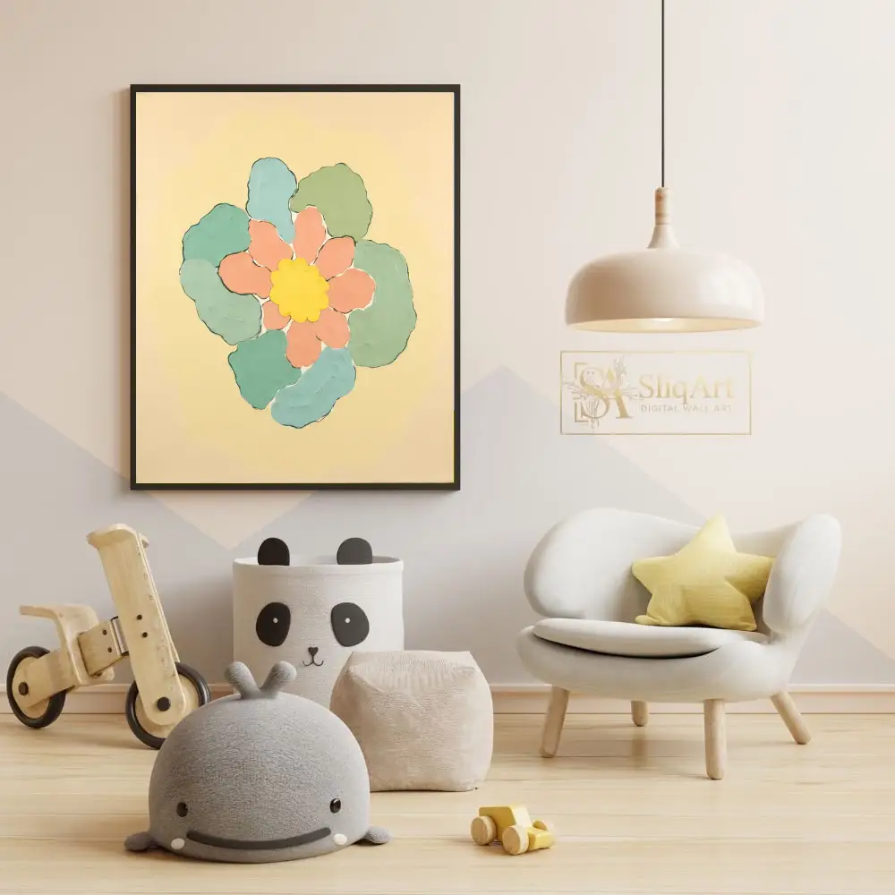 ABS-flower-multicolored-art-370-05 ABS flower multicolored art 370