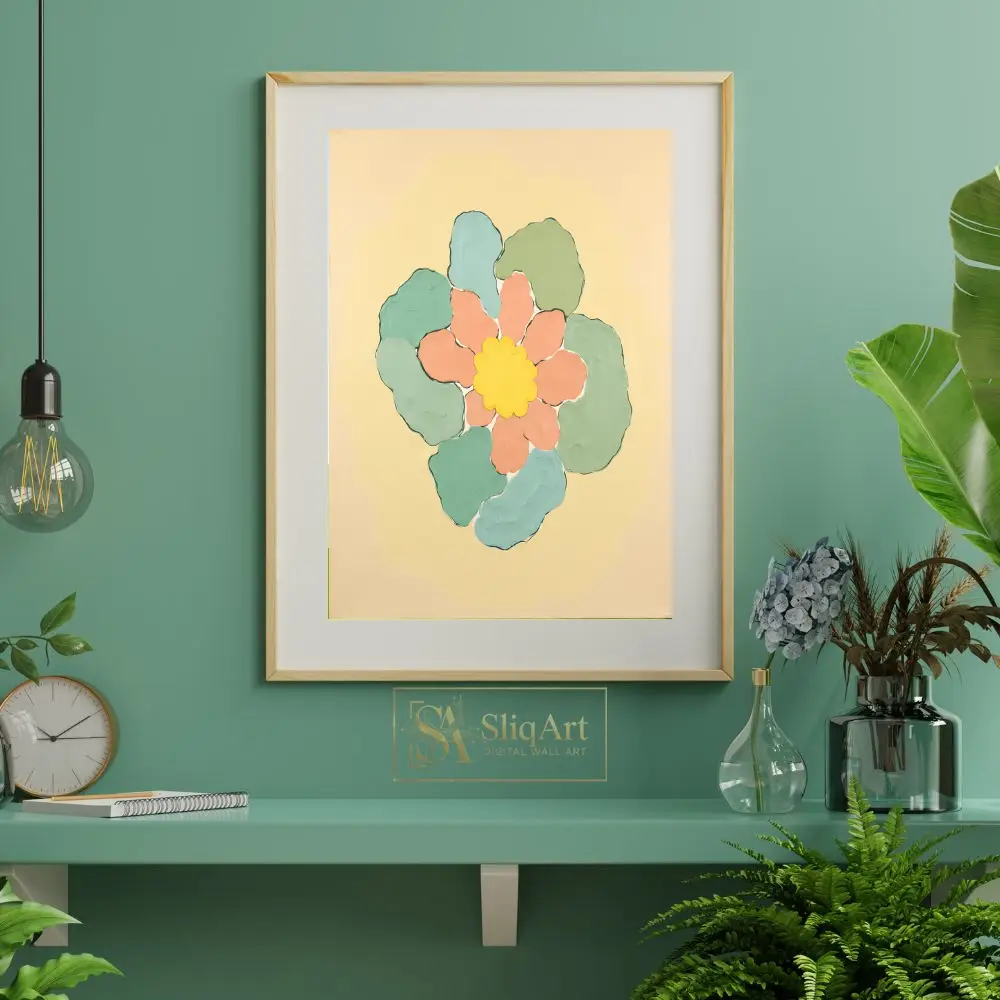 ABS-flower-multicolored-art-370-06 ABS flower multicolored art 370