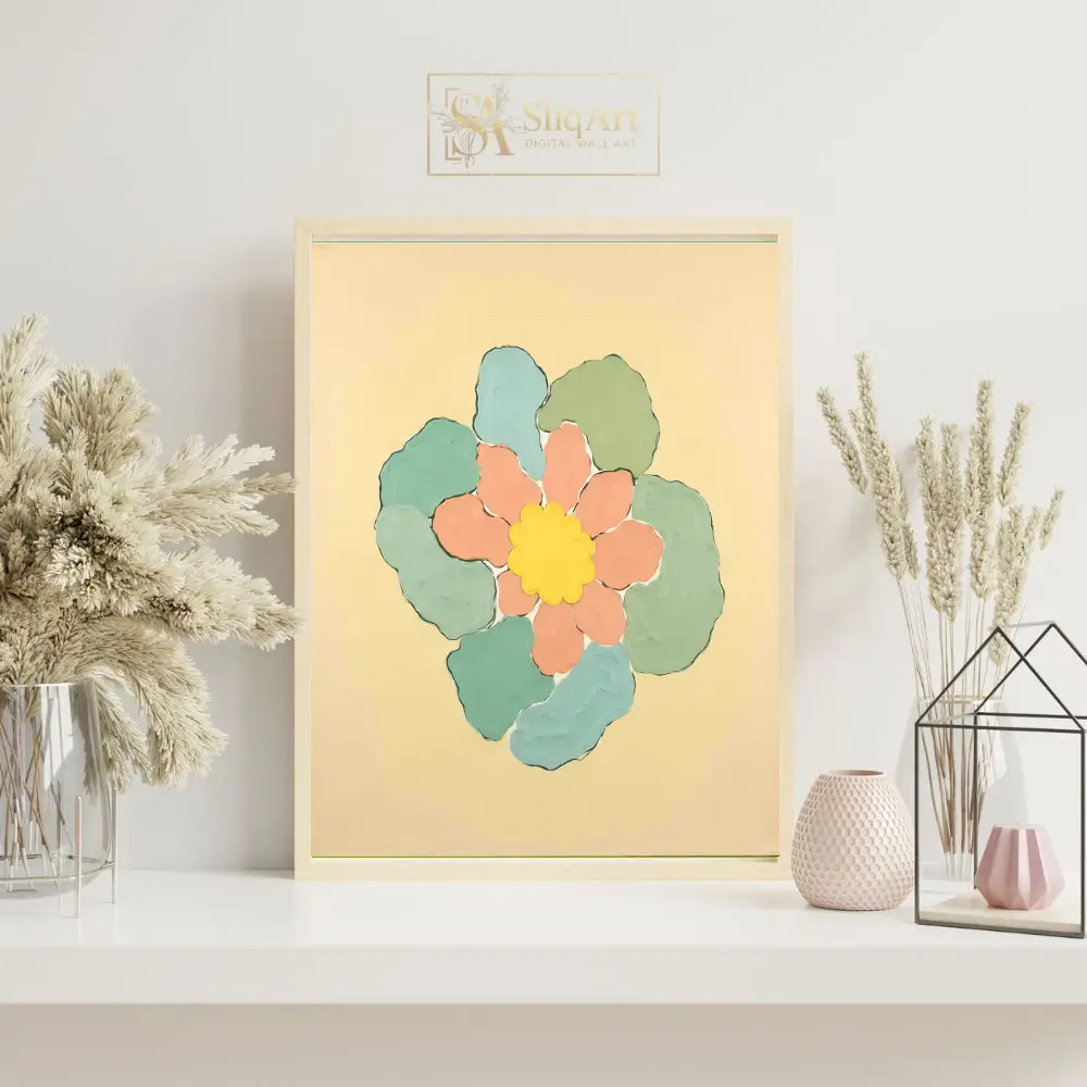 ABS-flower-multicolored-art-370-07 ABS flower multicolored art 370