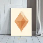 ABS orange triangle drawing 422