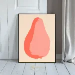 ABS pear blurred red art 428