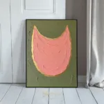 ABS pink heart canvas 429