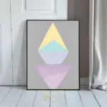 ABS purple pyramid 443