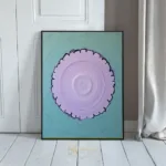 ABS purple spiral pattern 446