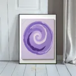 ABS purple swirl artwork 447