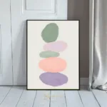 ABS stacked circles colorful 467