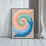 ABS swirls of color art 483