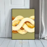 ABS twisted bread illustration 492