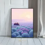 ANI bear in flower field 030