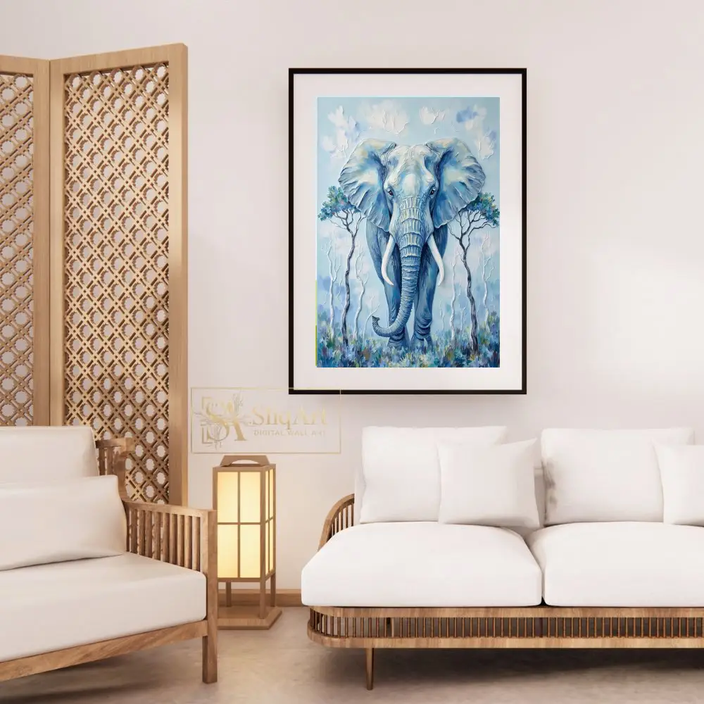 ANI-blue-elephant-van-gogh-style-046-03 ANI blue elephant van gogh style 046