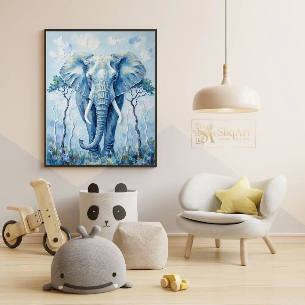 ANI-blue-elephant-van-gogh-style-046-05 ANI blue elephant van gogh style 046