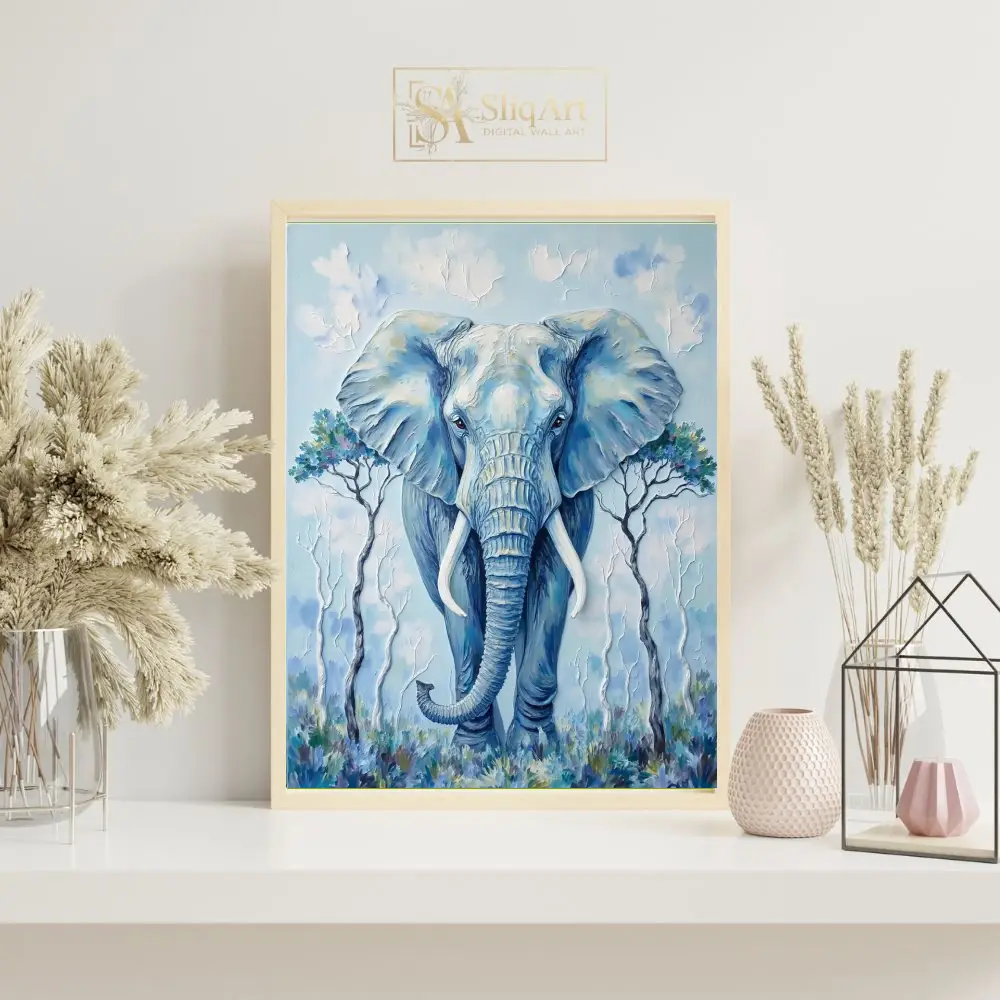 ANI-blue-elephant-van-gogh-style-046-07 ANI blue elephant van gogh style 046