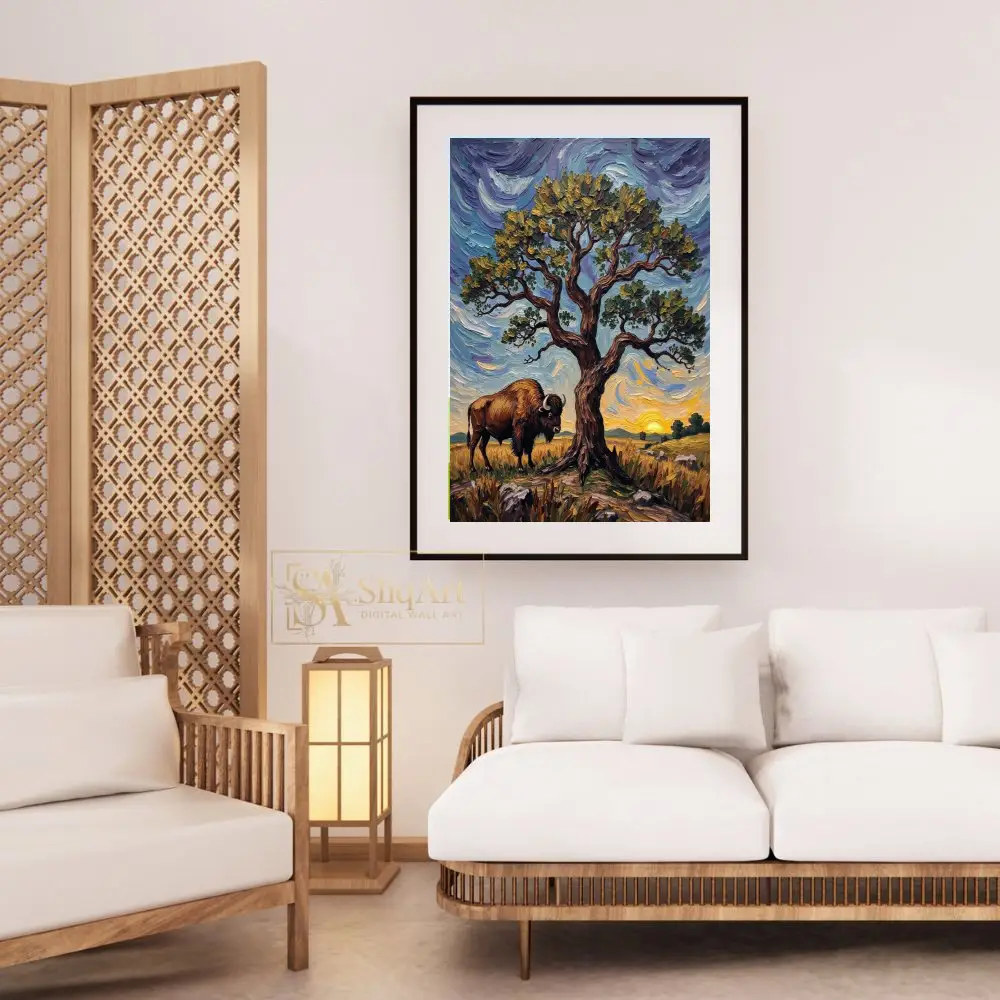 ANI-buffalo-and-tree-print-050-03 ANI buffalo and tree print 050