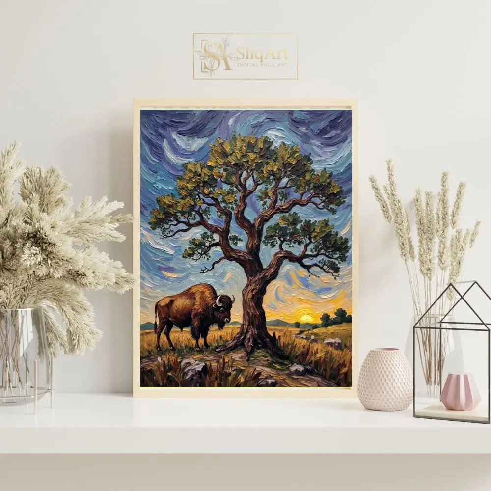 ANI-buffalo-and-tree-print-050-07 ANI buffalo and tree print 050