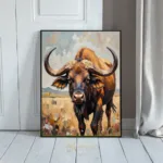 ANI buffalo herd art 054