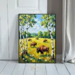 ANI buffalo in a field 055