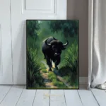 ANI buffalo on a path 056