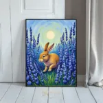 ANI bunny in bluebonnets 061