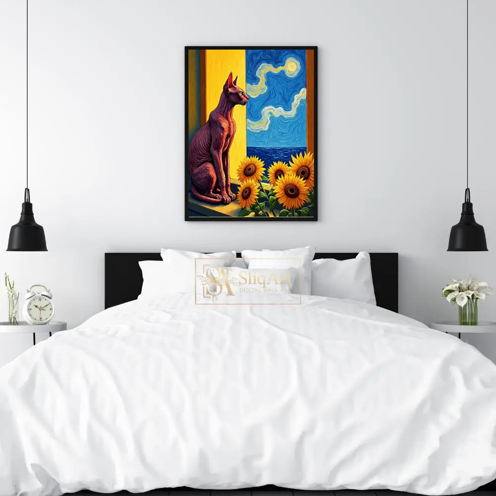 ANI-cat-by-sunflowers-074-02 ANI cat by sunflowers 074