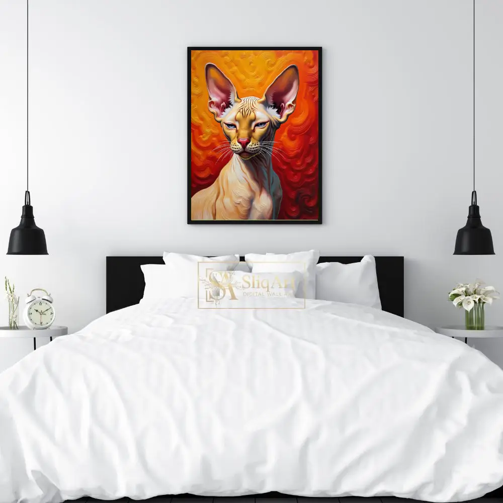 ANI-cat-portrait-with-red-and-yellow-background-097-02 ANI cat portrait with red and yellow background 097