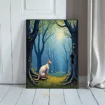 ANI cat sitting under trees 105