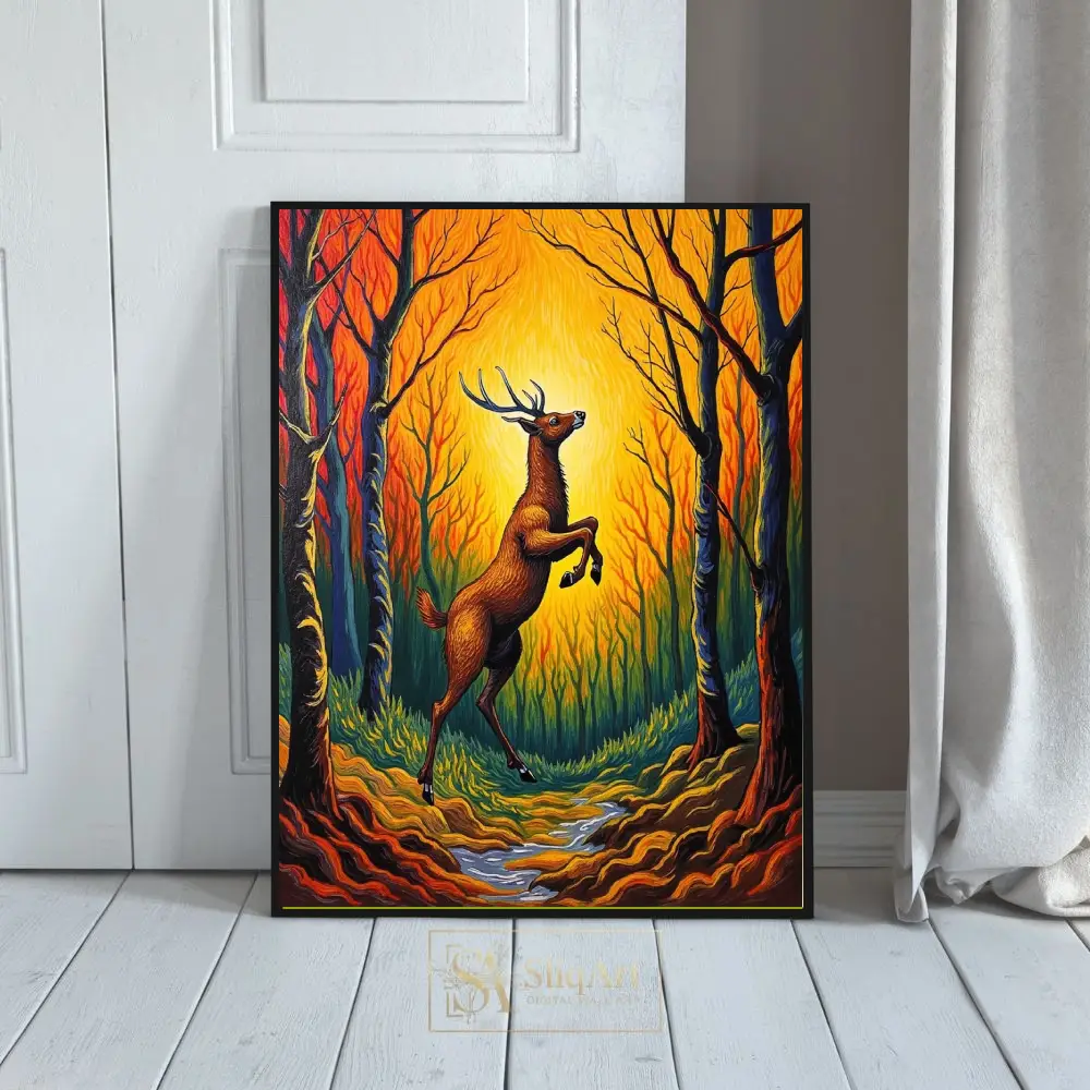 ANI-deer-amongst-trees-132-01 ANI deer amongst trees 132