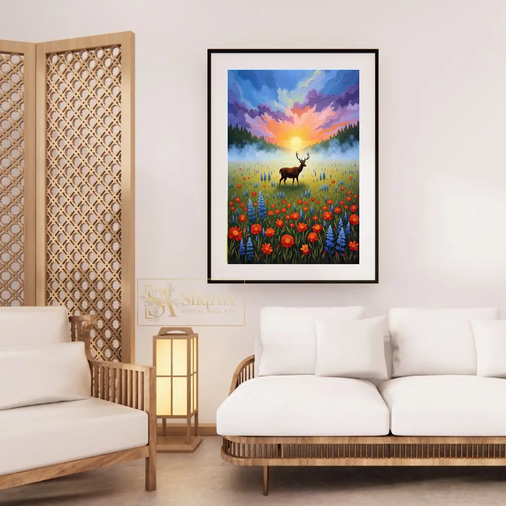 ANI-deer-and-flowers-in-field-133-03 ANI deer and flowers in field 133