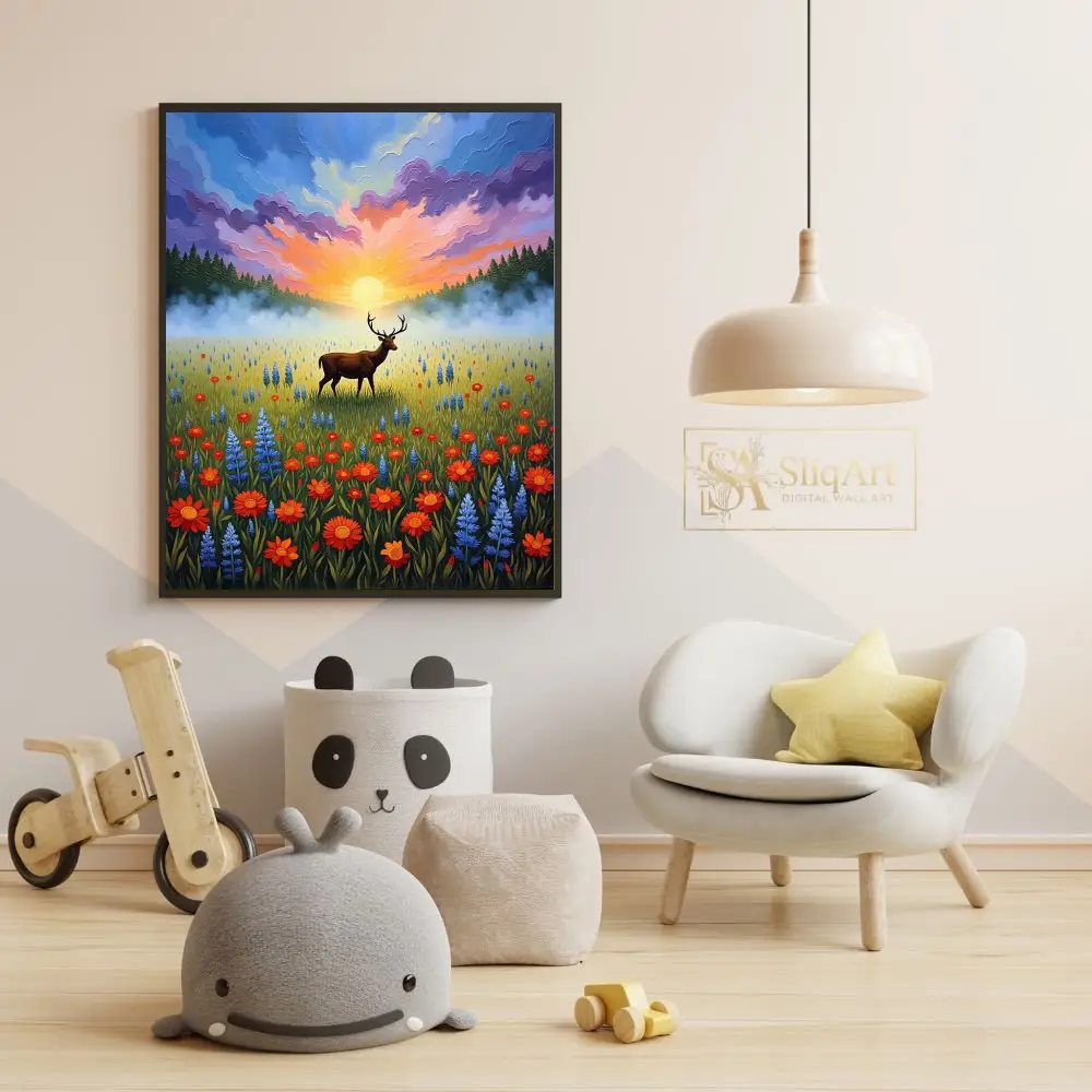 ANI-deer-and-flowers-in-field-133-05 ANI deer and flowers in field 133