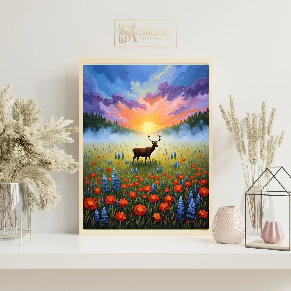 ANI-deer-and-flowers-in-field-133-07 ANI deer and flowers in field 133