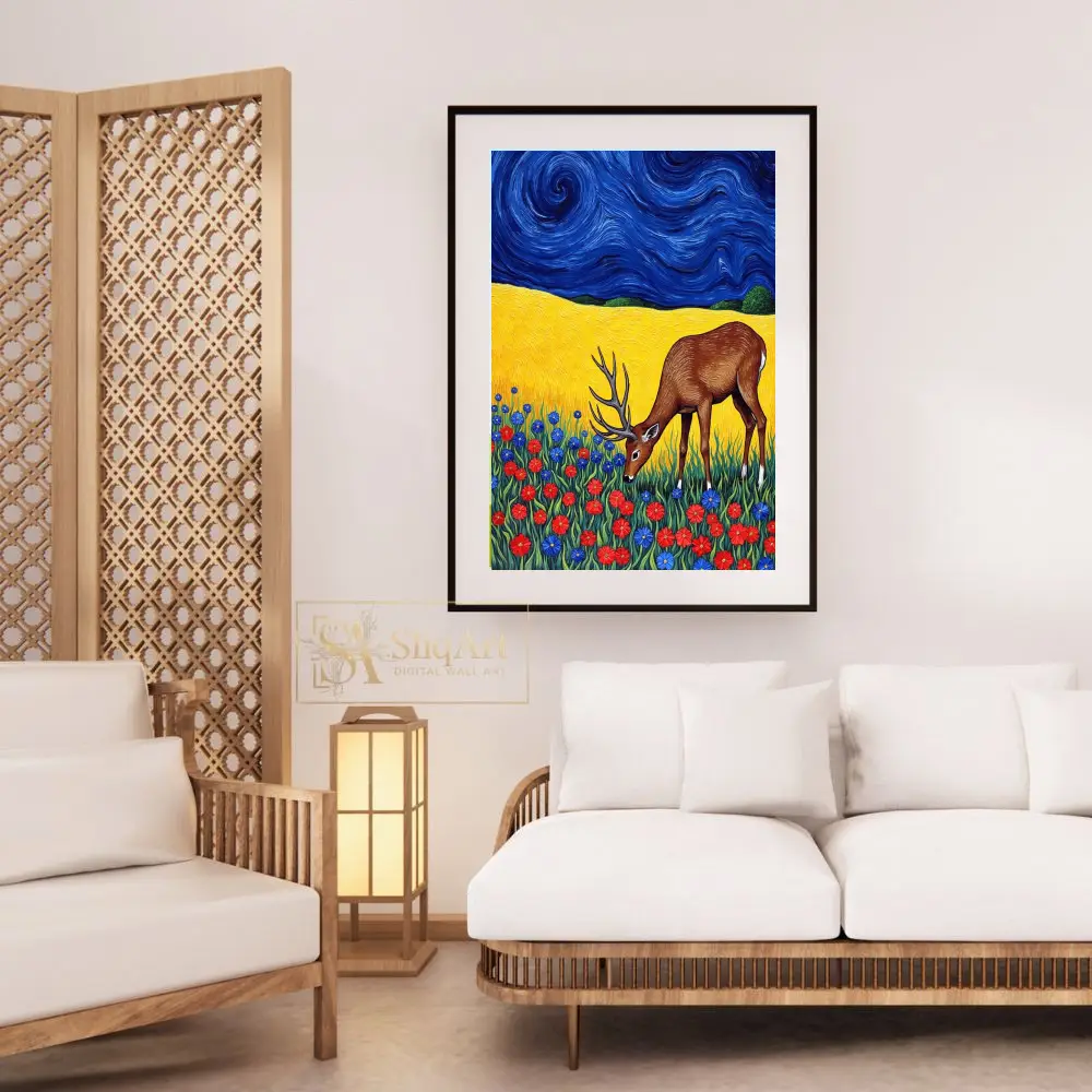 ANI-deer-in-flower-field-149-03 ANI deer in flower field 149