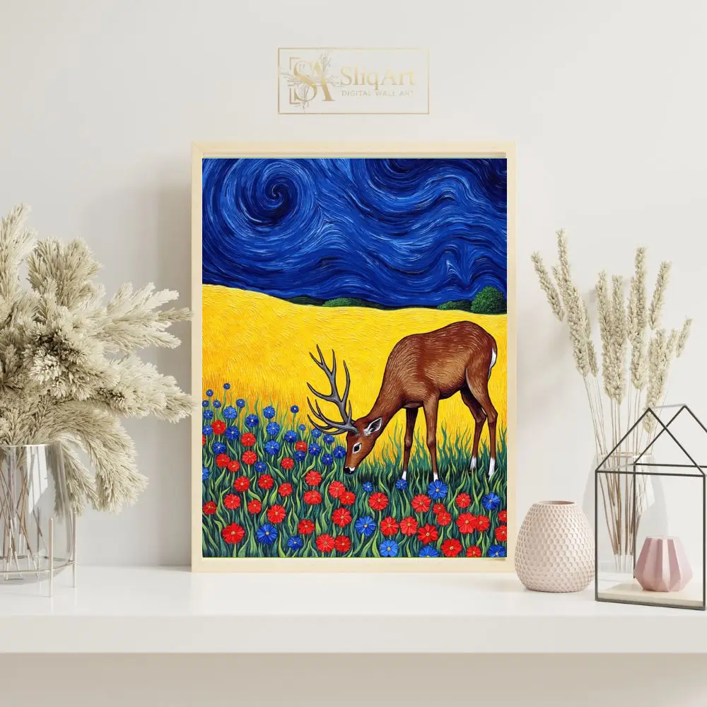 ANI-deer-in-flower-field-149-07 ANI deer in flower field 149