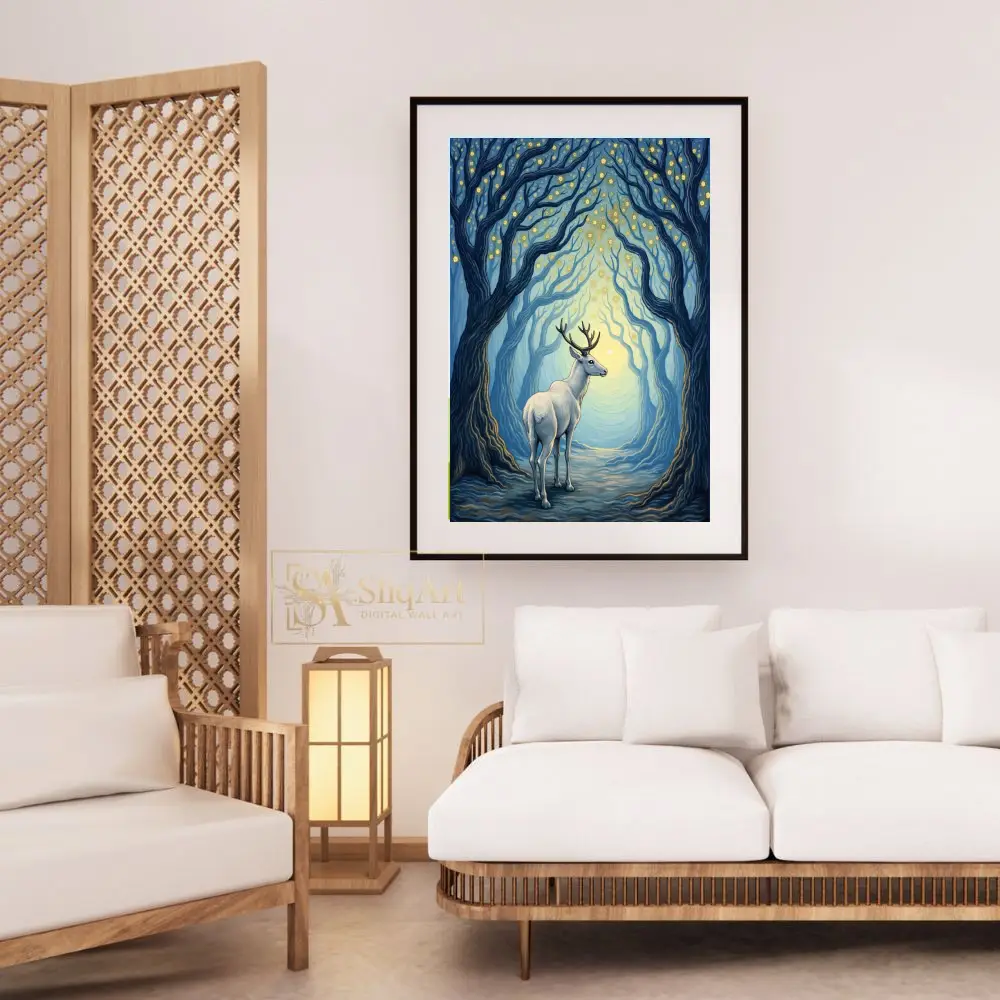 ANI-deer-in-moonlit-forest-158-03 ANI deer in moonlit forest 158