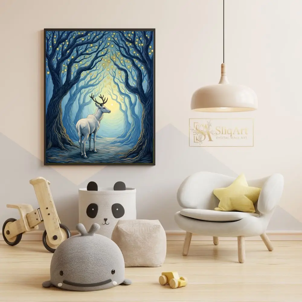 ANI-deer-in-moonlit-forest-158-05 ANI deer in moonlit forest 158