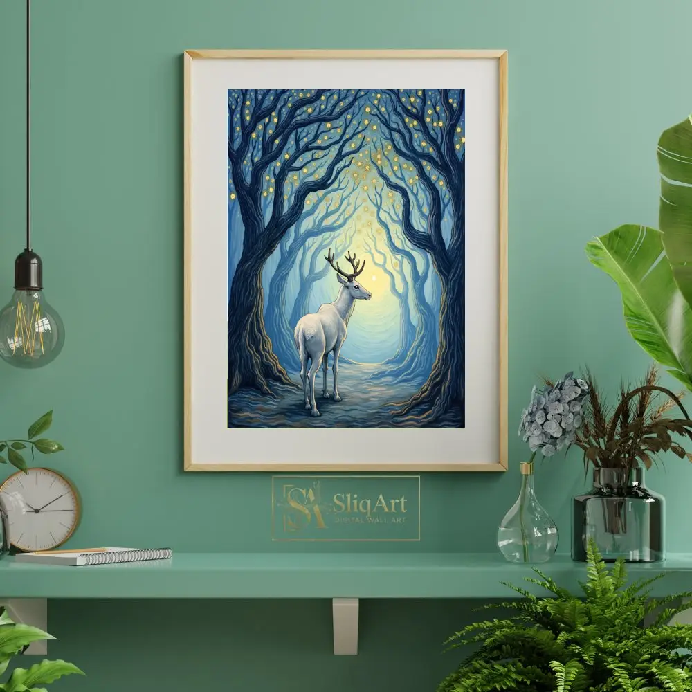 ANI-deer-in-moonlit-forest-158-06 ANI deer in moonlit forest 158